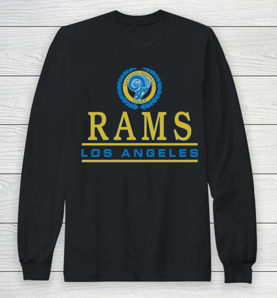 Homage Los Angeles Rams Crest Long Sleeve T-Shirt
