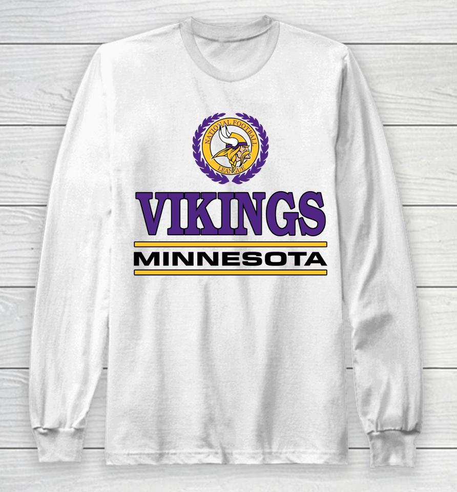 Homage Minnesota Vikings Crest Long Sleeve T-Shirt