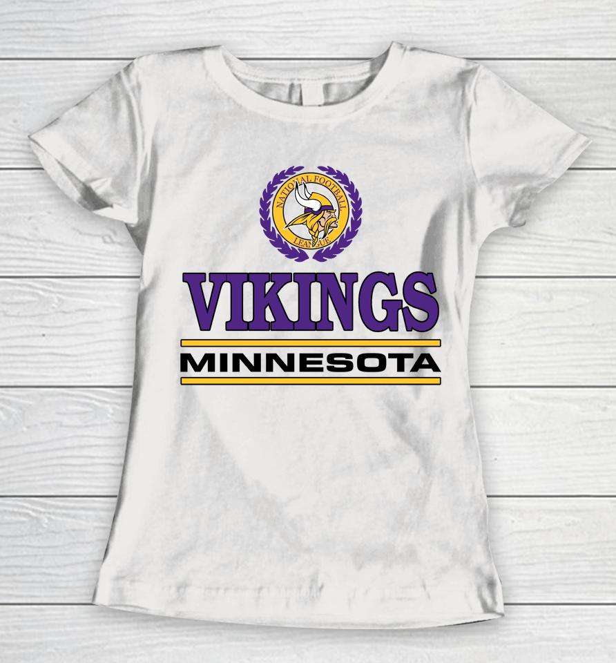 Homage Minnesota Vikings Crest Women T-Shirt