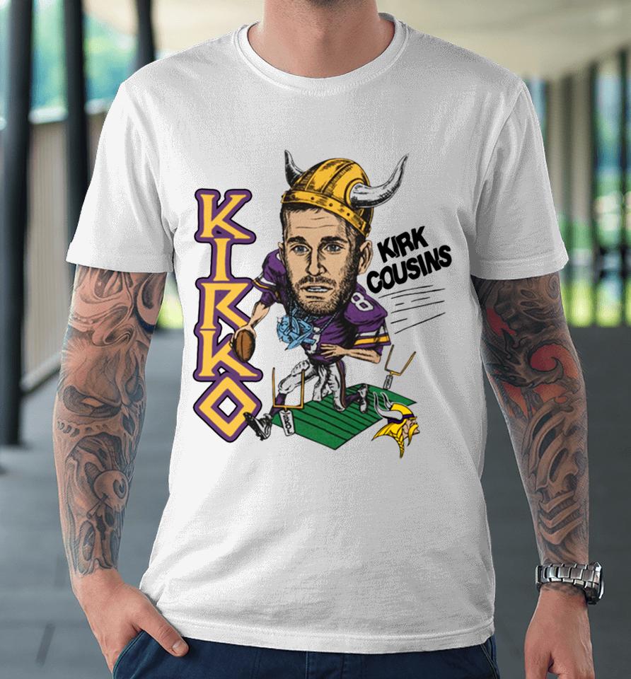 Homage Minnesota Vikings Kirk Cousins Premium T-Shirt