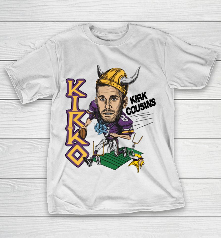 Homage Minnesota Vikings Kirk Cousins T-Shirt
