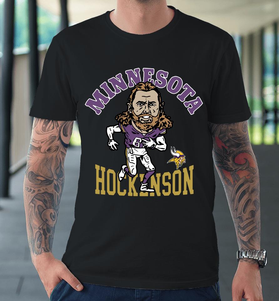 Homage Minnesota Vikings Tj Hockenson Premium T-Shirt