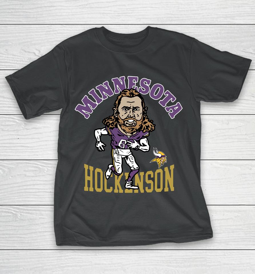 Homage Minnesota Vikings Tj Hockenson T-Shirt