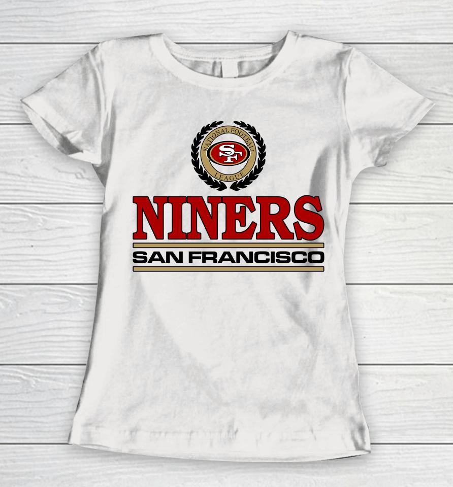 Homage Ncaa San Francisco 49Ers Crest Women T-Shirt