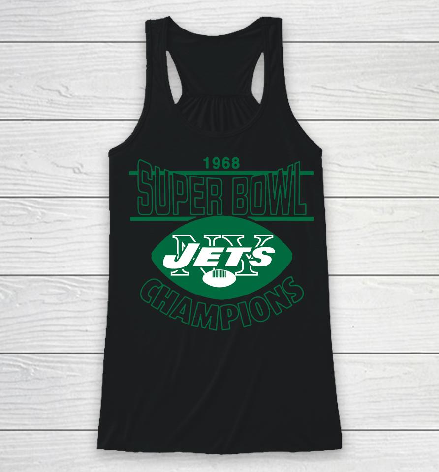 Homage New Yorks Jets Super Bowl Iii Champs Racerback Tank