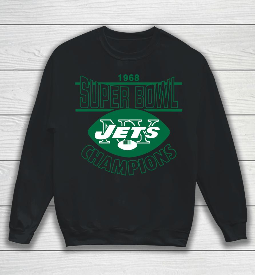 Homage New Yorks Jets Super Bowl Iii Champs Sweatshirt