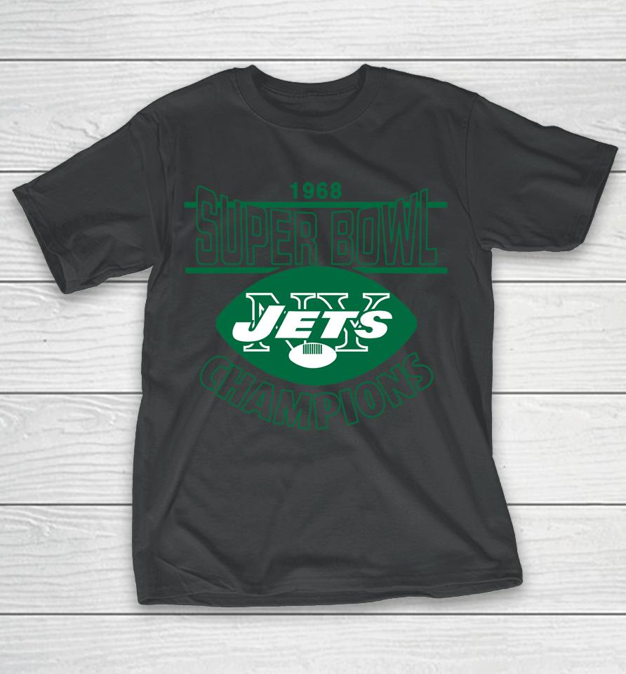 Homage New Yorks Jets Super Bowl Iii Champs T-Shirt