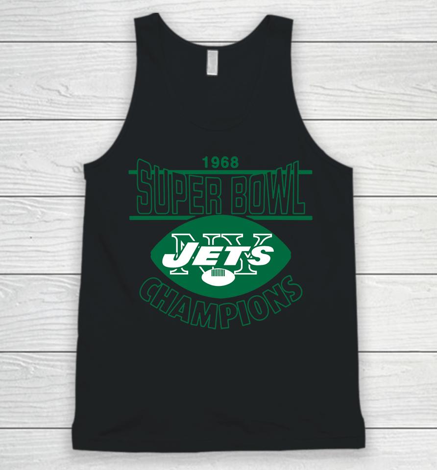 Homage New Yorks Jets Super Bowl Iii Champs Unisex Tank Top