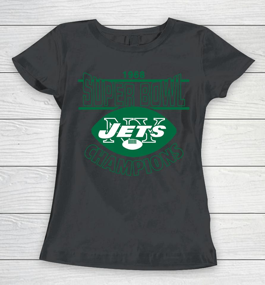 Homage New Yorks Jets Super Bowl Iii Champs Women T-Shirt