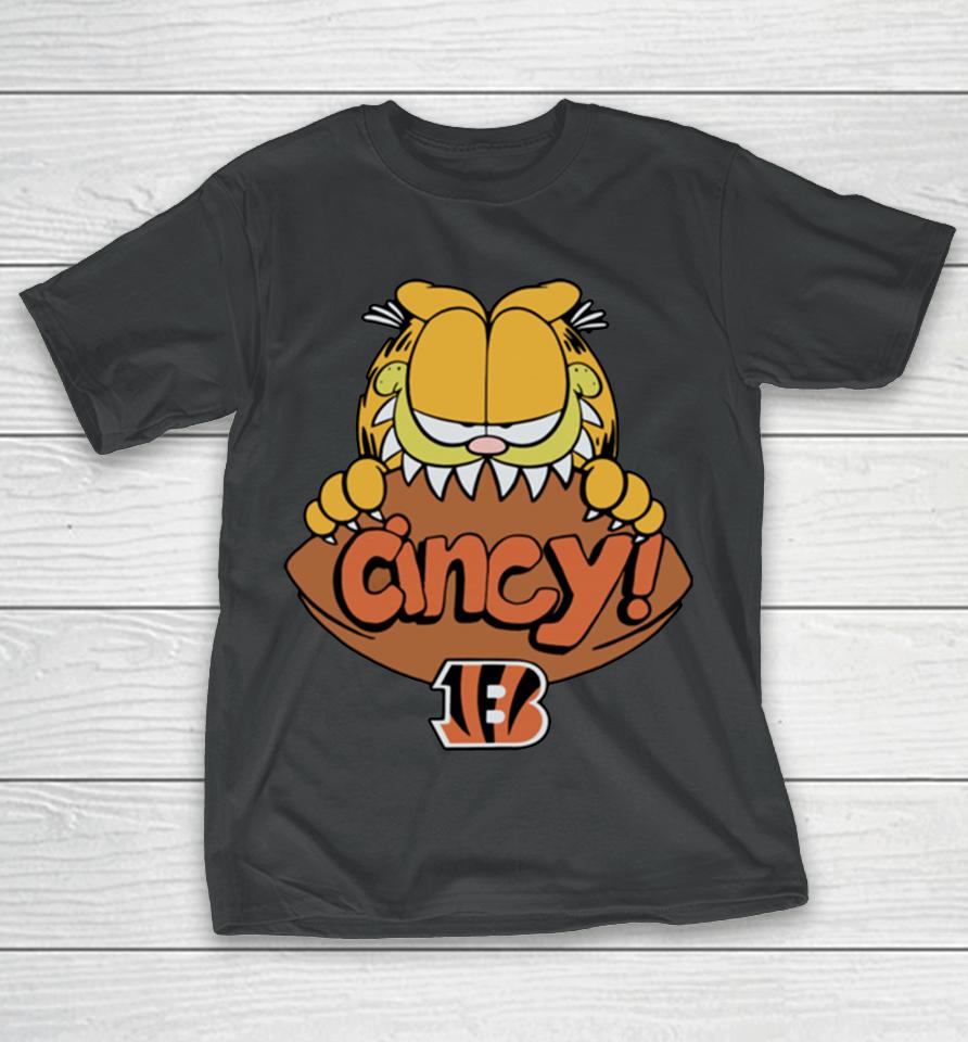 Homage Nfl 2022 Garfield X Cincinnati Bengals T-Shirt