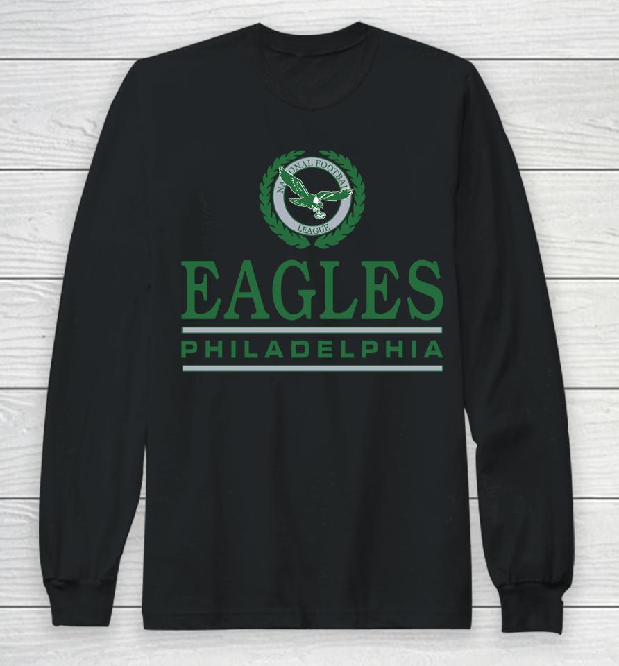 Homage Nfl Philadelphia Eagles Crest Long Sleeve T-Shirt