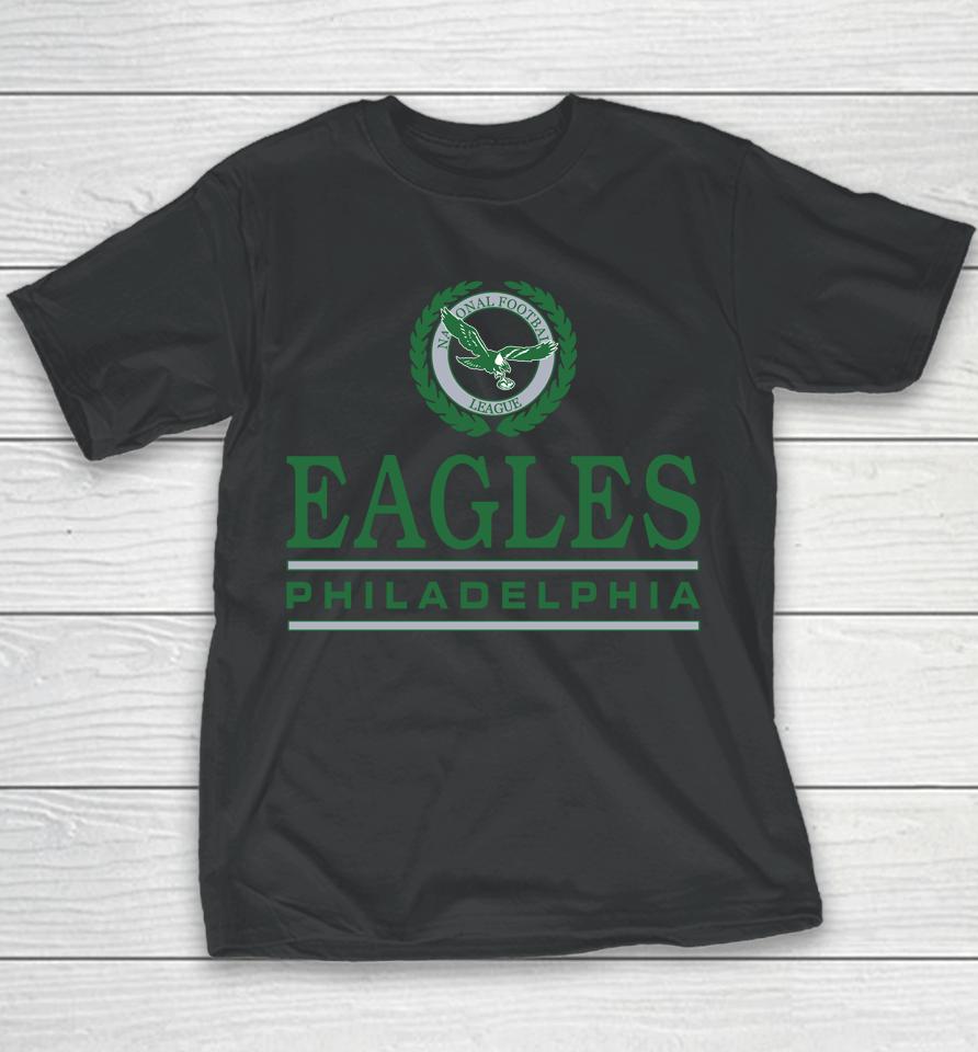 Homage Nfl Philadelphia Eagles Crest Youth T-Shirt