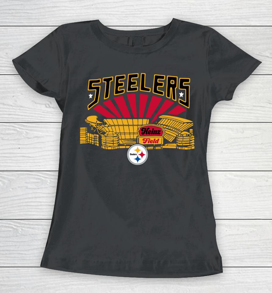 Homage Pittsburgh Steelers Heinz Field Women T-Shirt