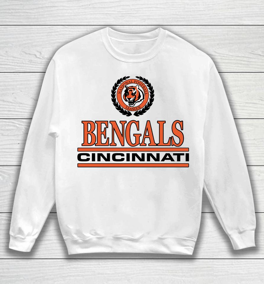 Homage Shop Cincinnati Bengals Crest Sweatshirt