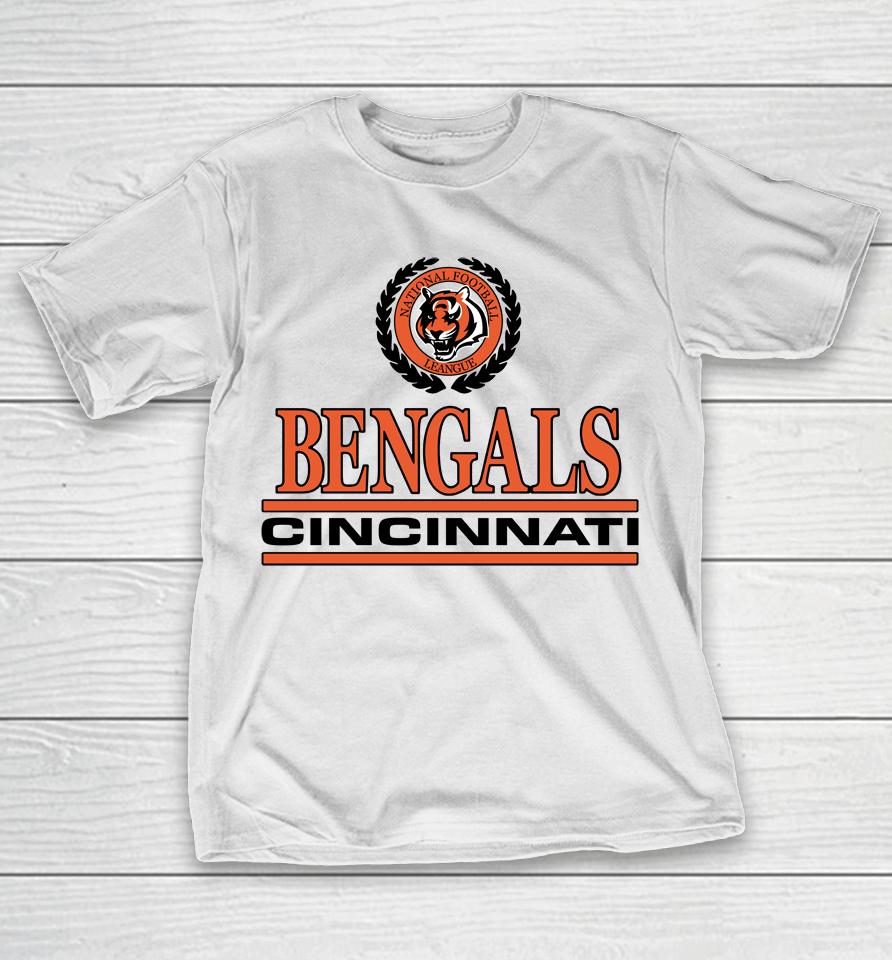 Homage Shop Cincinnati Bengals Crest T-Shirt