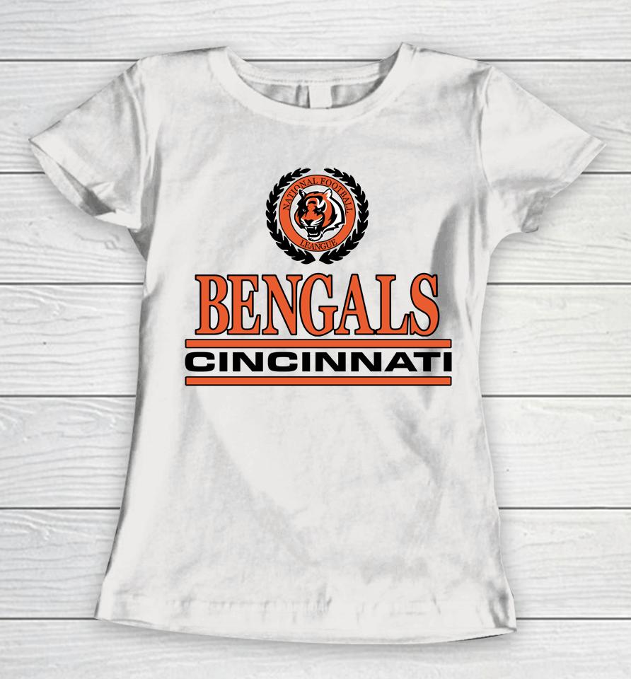 Homage Shop Cincinnati Bengals Crest Women T-Shirt