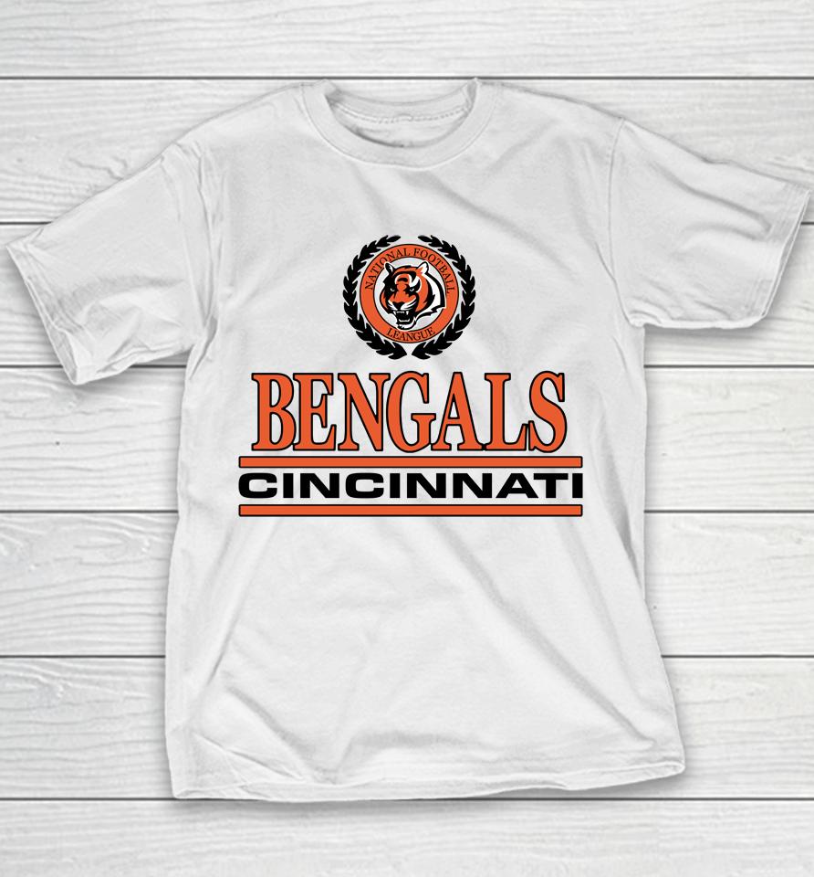 Homage Shop Cincinnati Bengals Crest Youth T-Shirt