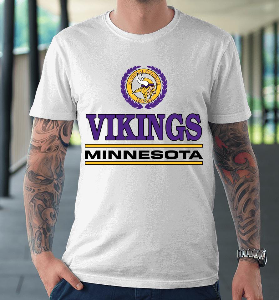 Homage Shop Minnesota Vikings Crest Premium T-Shirt