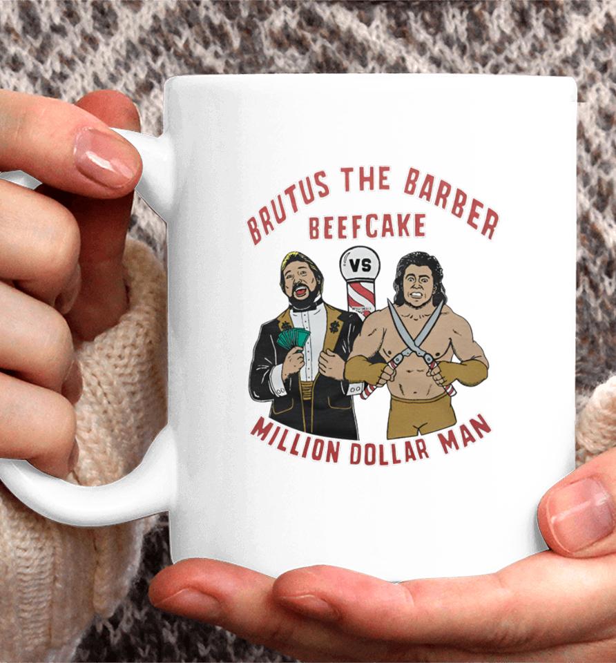 Homage Store Wrestlemania V Beefcake Vs Dibiase Coffee Mug