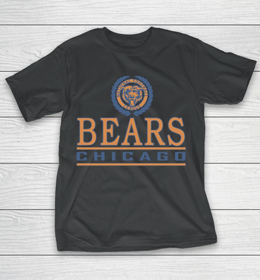 Homage White Chicago Bears Crest T-Shirt