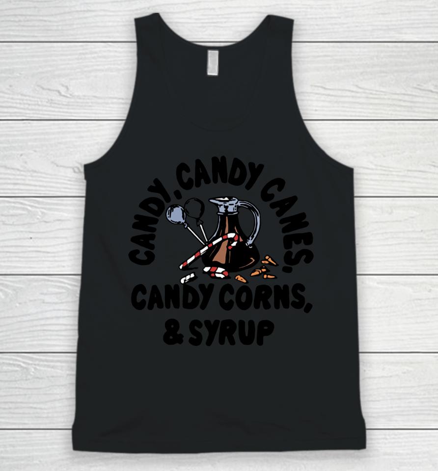 Homage Youth Candy Candy Canes Candy Corns And Syrup Unisex Tank Top