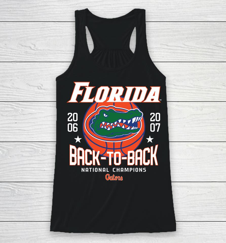Homefield Florida Gators Back To Back Basketball Champs Racerback Tank