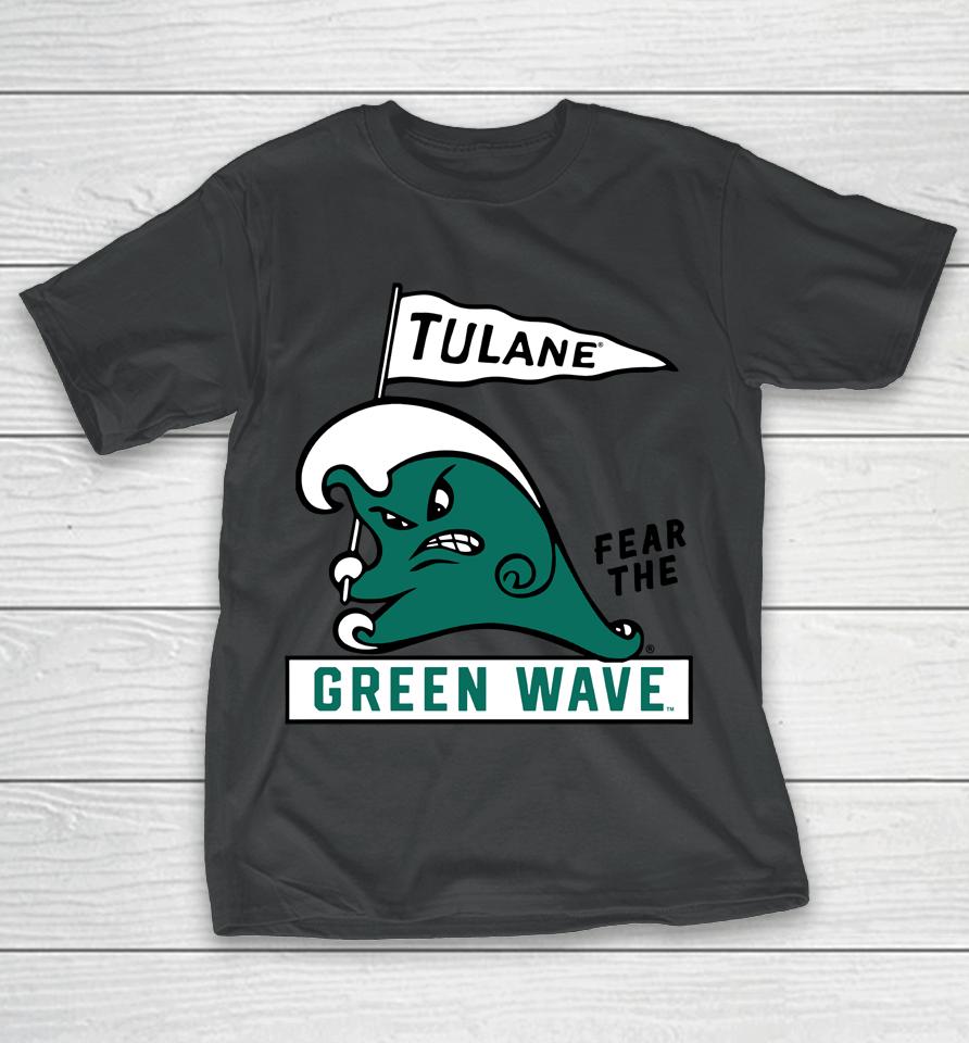 Homefieldapparel Retro Tulane Green Wave T-Shirt