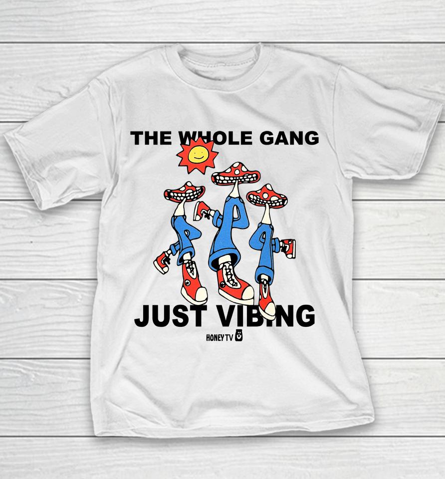 Honey Tv The Whole Gang Just Vibing Youth T-Shirt