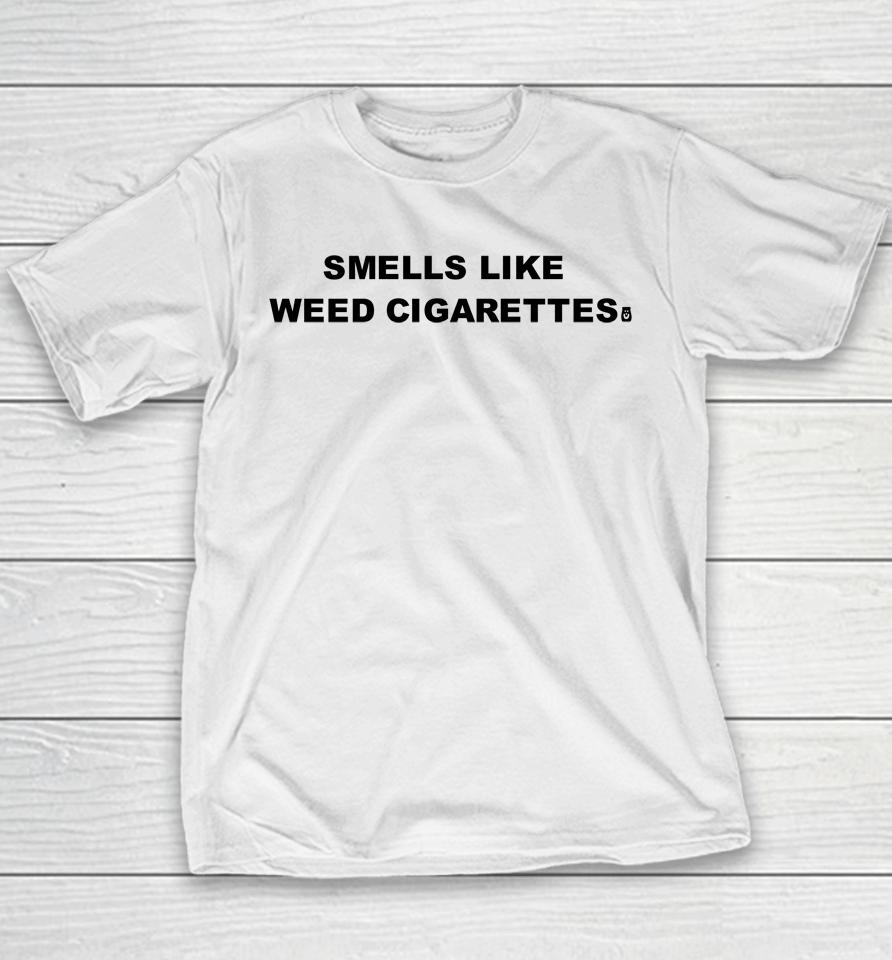 Honeytv Smells Like Weed Cigarettes Youth T-Shirt