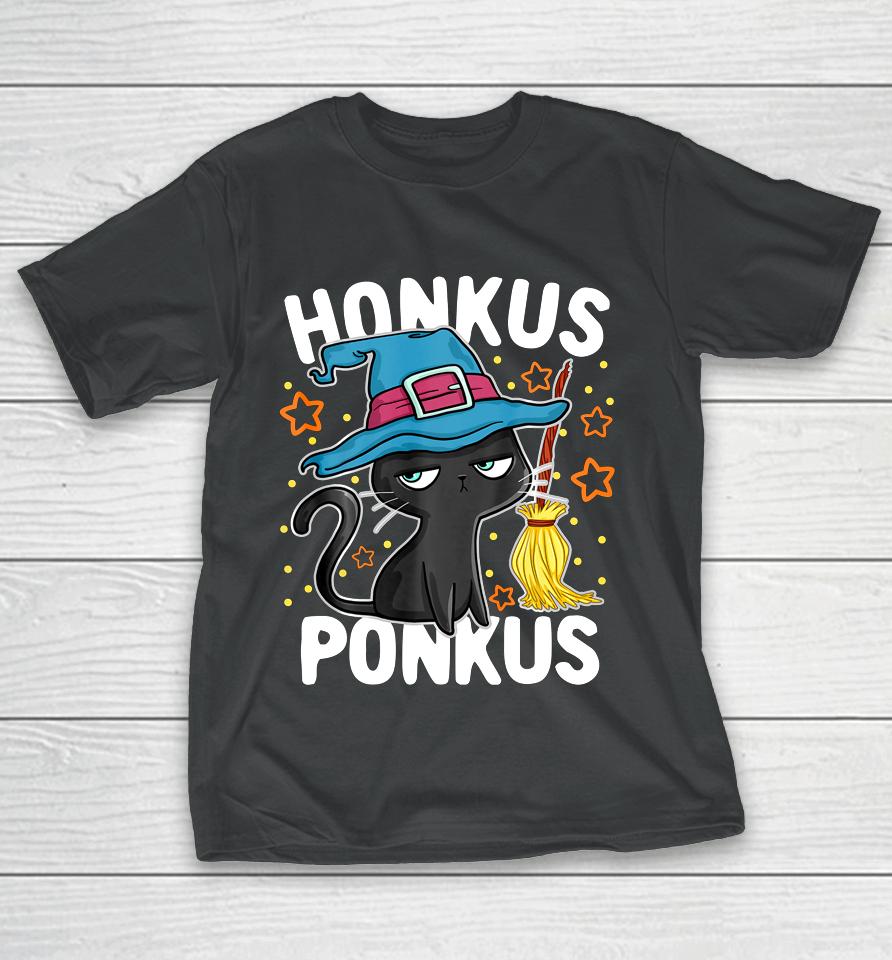 Honkus Ponkus Halloween Cute Hocus Witches Pocus T-Shirt