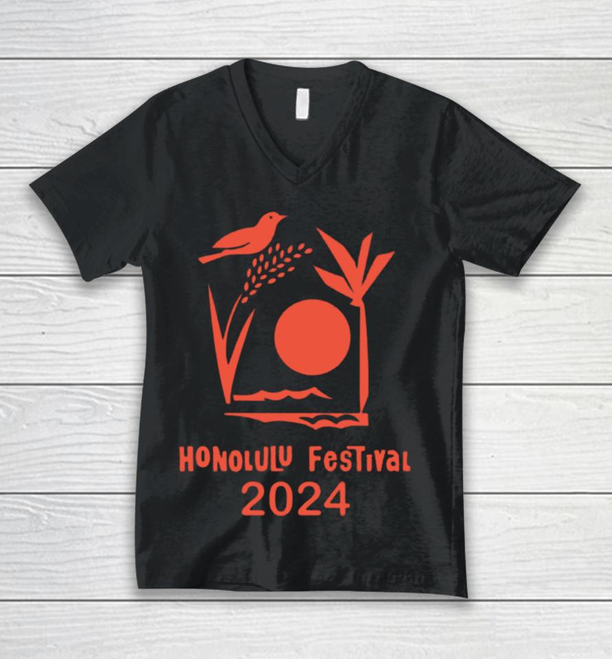 Honolulu Festival 2024 Unisex V-Neck T-Shirt