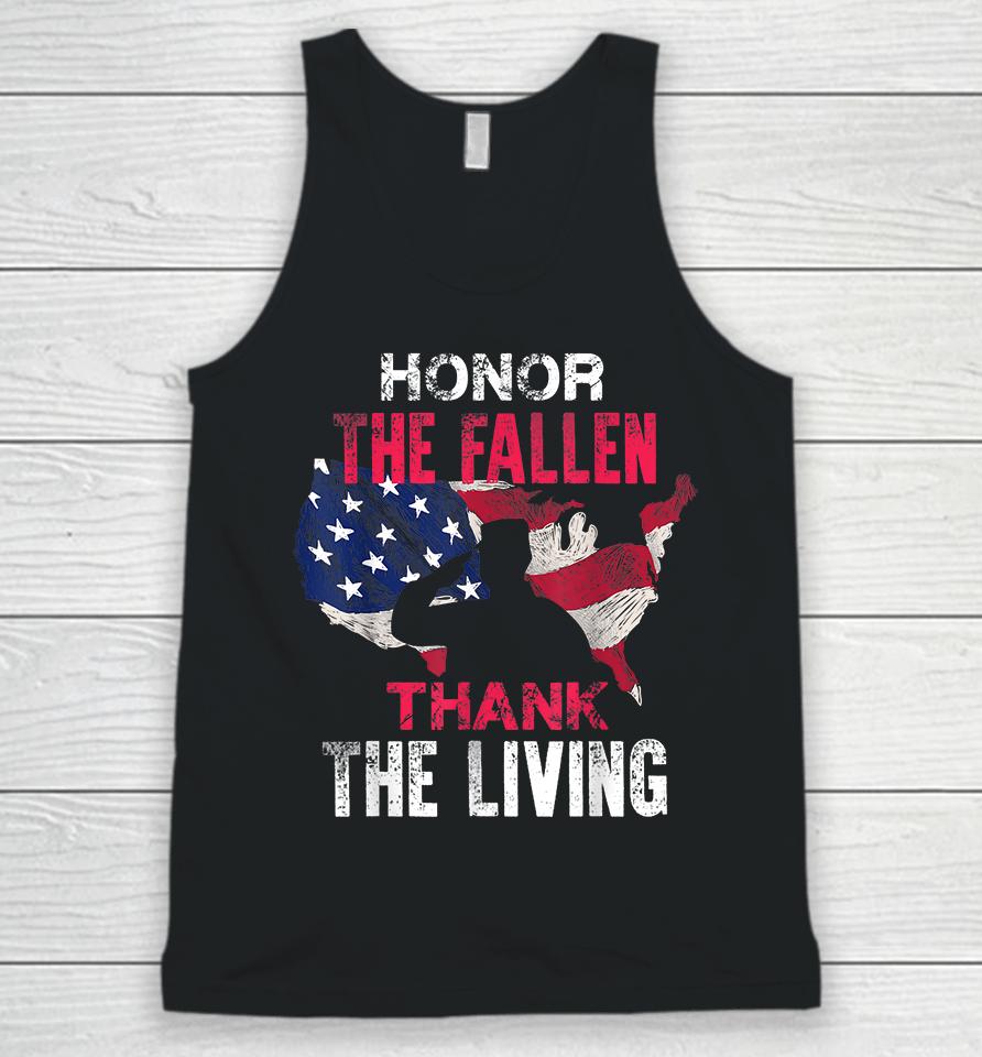 Honor The Fallen Thank The Living Unisex Tank Top
