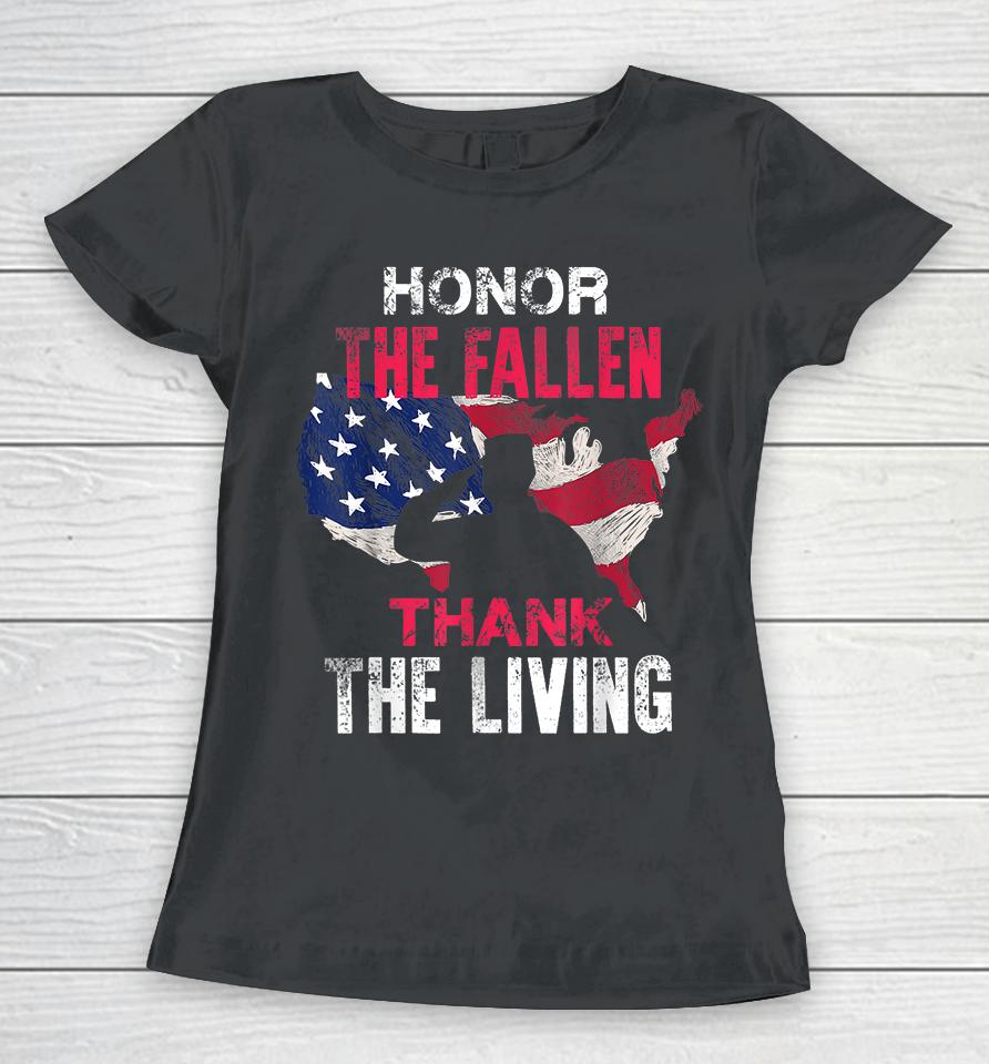 Honor The Fallen Thank The Living Women T-Shirt