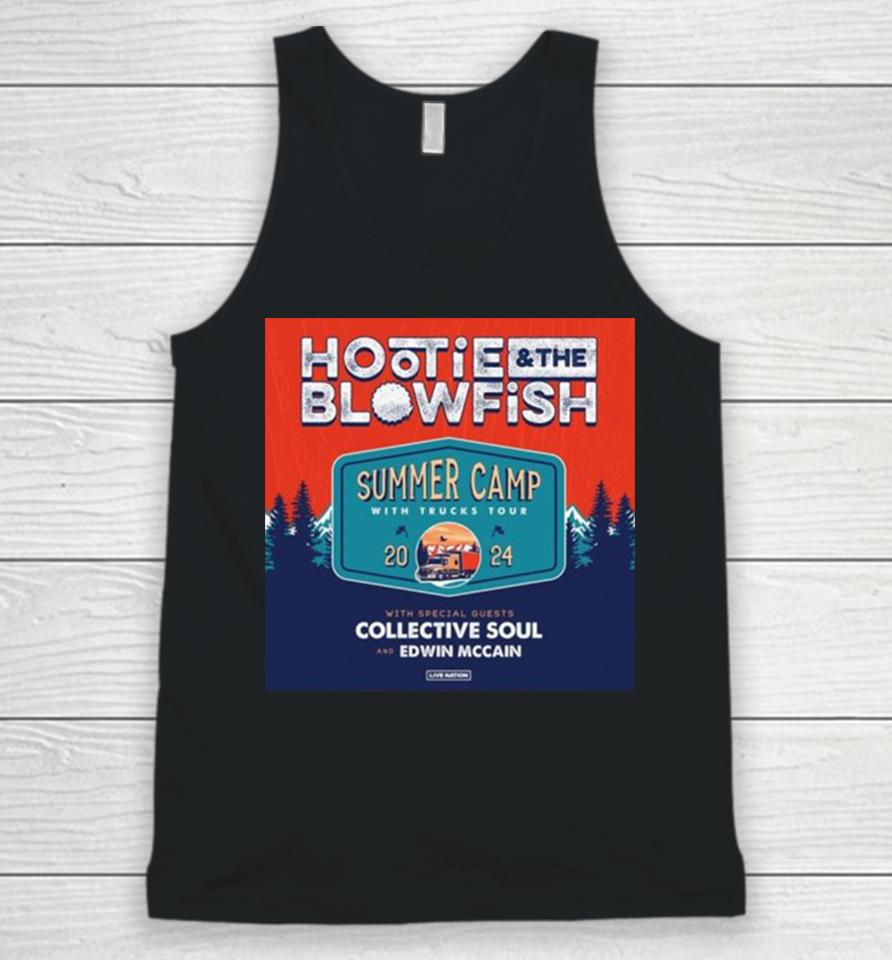 Hootie &Amp; The Blowfish Tap Collective Soul And Edwin Mccain For Summer Camp With Trucks Tour 2024 Unisex Tank Top