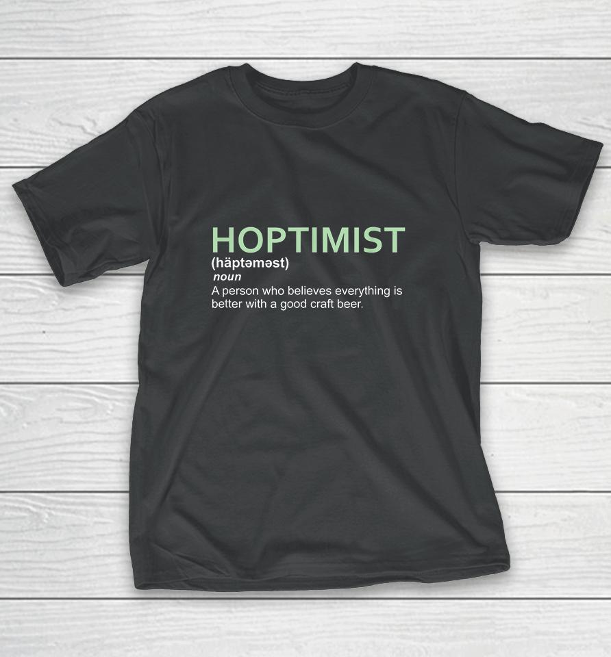 Hoptimist Definition Craft Beer T-Shirt