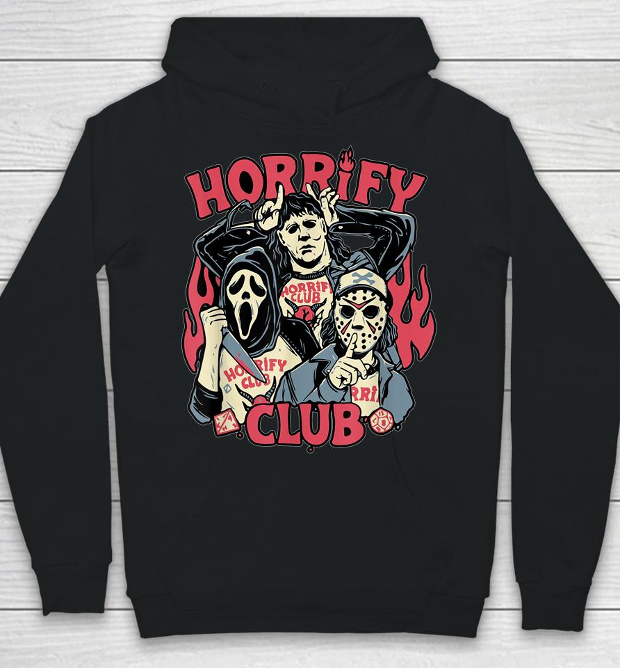 Horrify Club Hell Club Funny Halloween Costume Hoodie