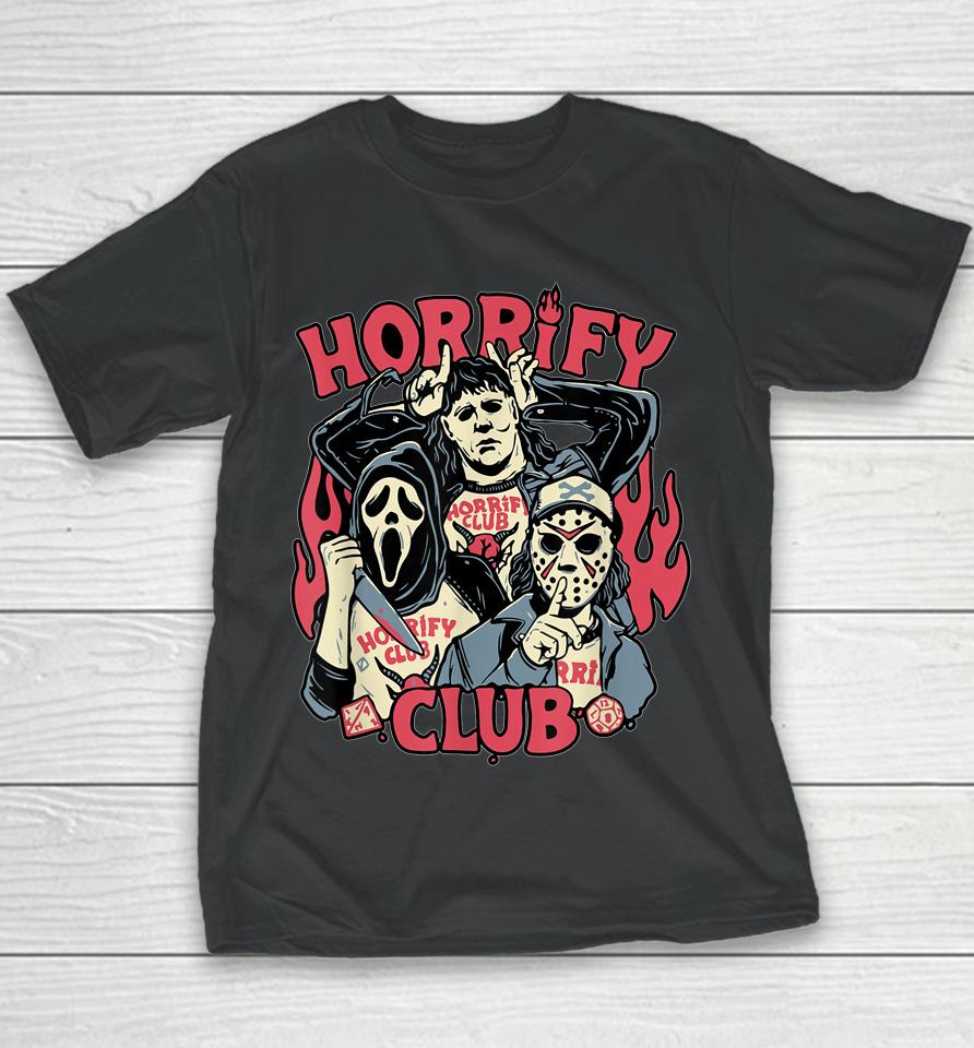 Horrify Club Hell Club Funny Halloween Costume Youth T-Shirt