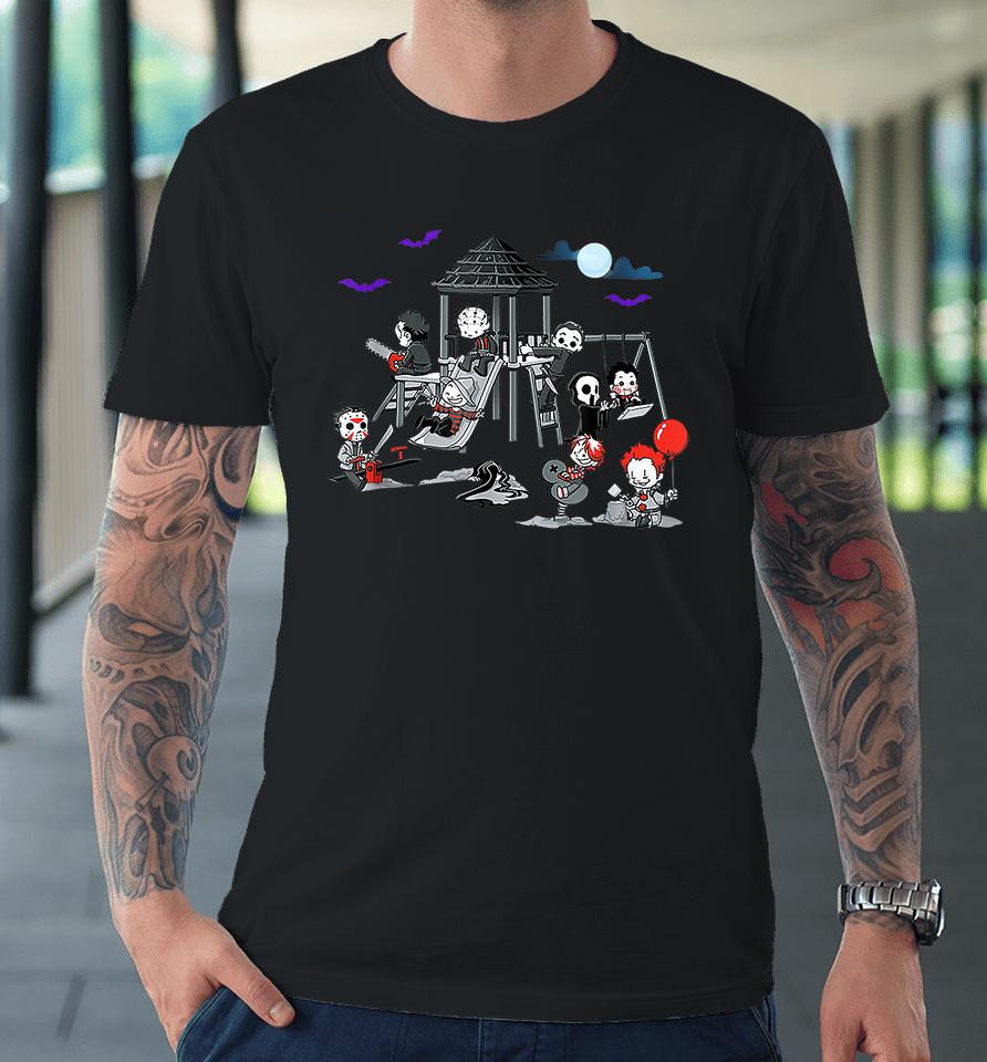 Horror Clubhouse In Park Halloween Premium T-Shirt