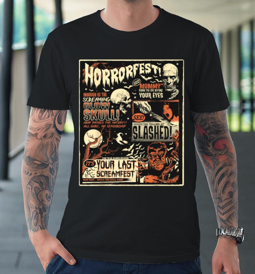 Horrorfest Movie Terror Old Time Halloween Premium T-Shirt