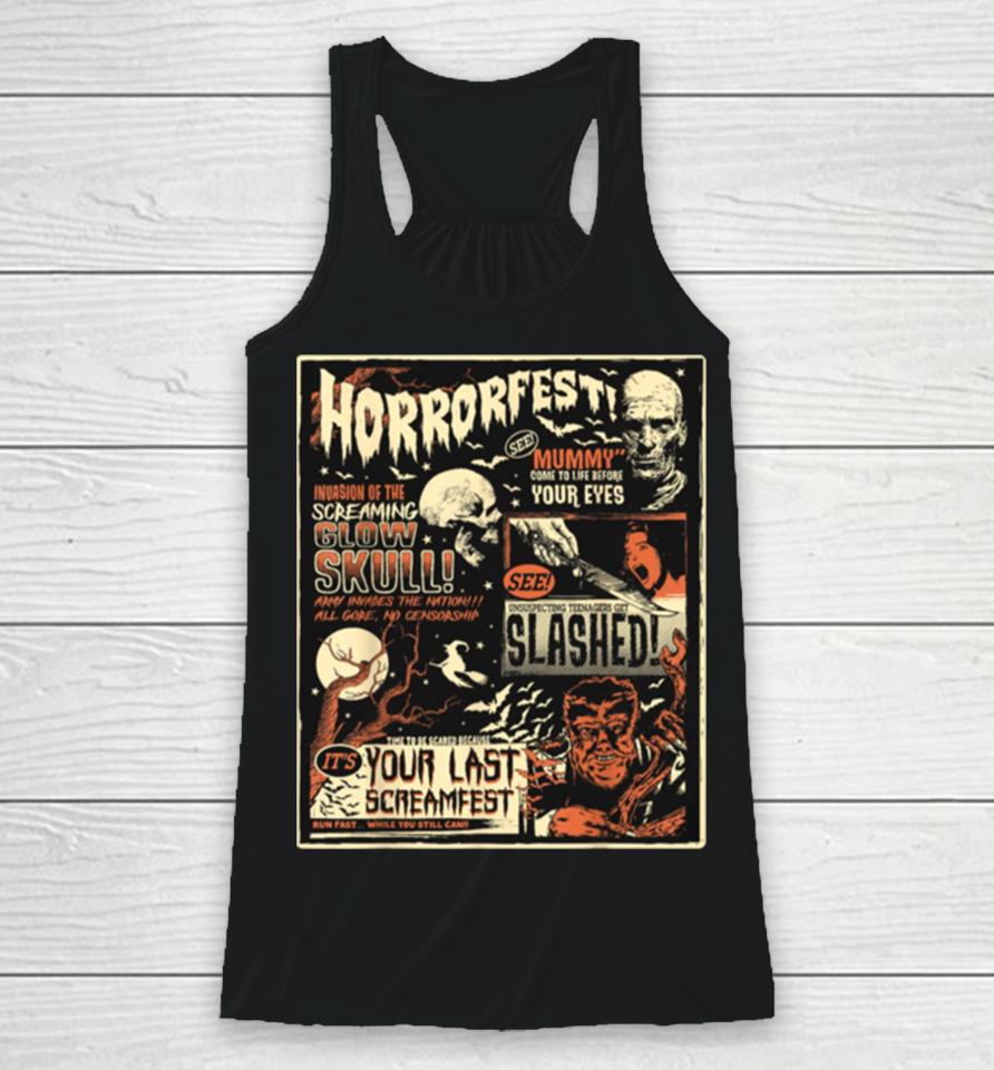 Horrorfest Movie Terror Old Time Halloween Racerback Tank