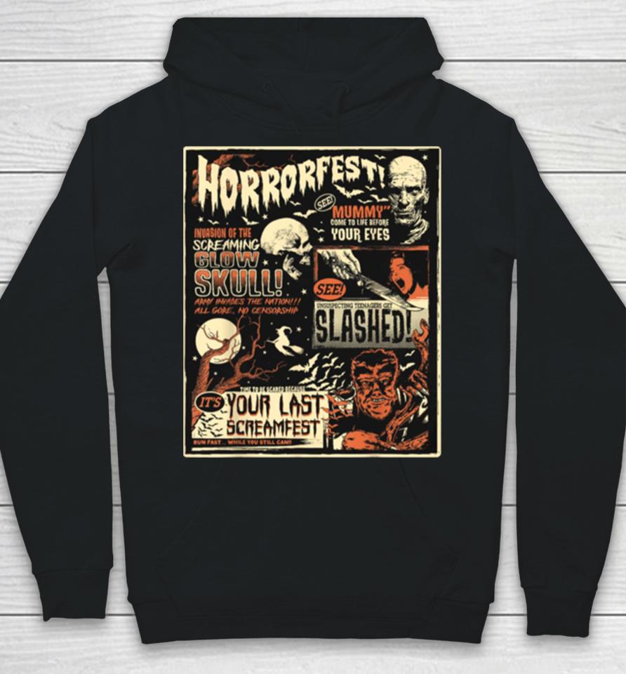 Horrorfest Movie Terror Old Time Halloween Hoodie