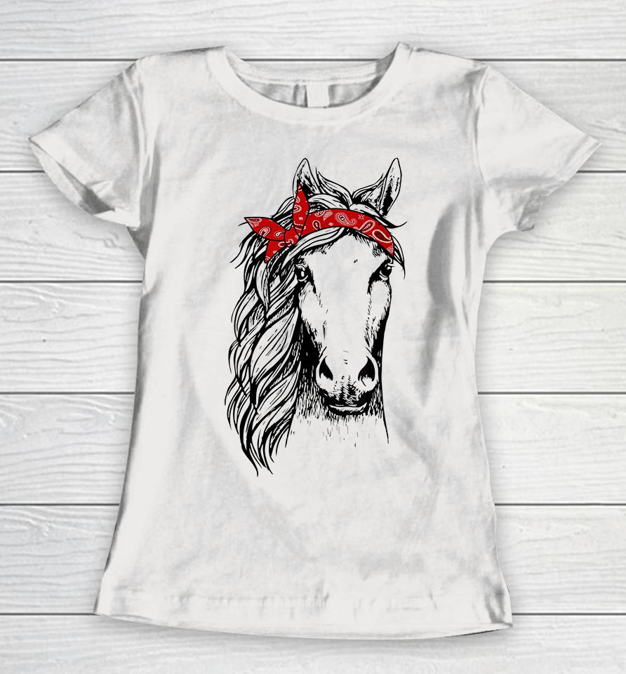 Horse Bandana Women T-Shirt
