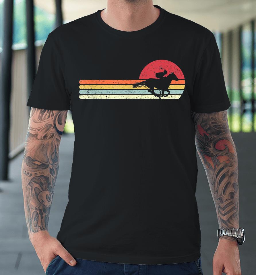 Horse Racing Retro Premium T-Shirt