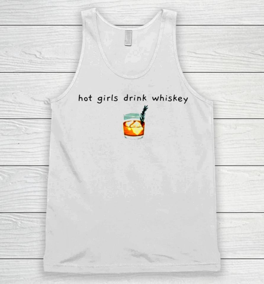 Hot Girls Drink Whiskey Whiskey Unisex Tank Top