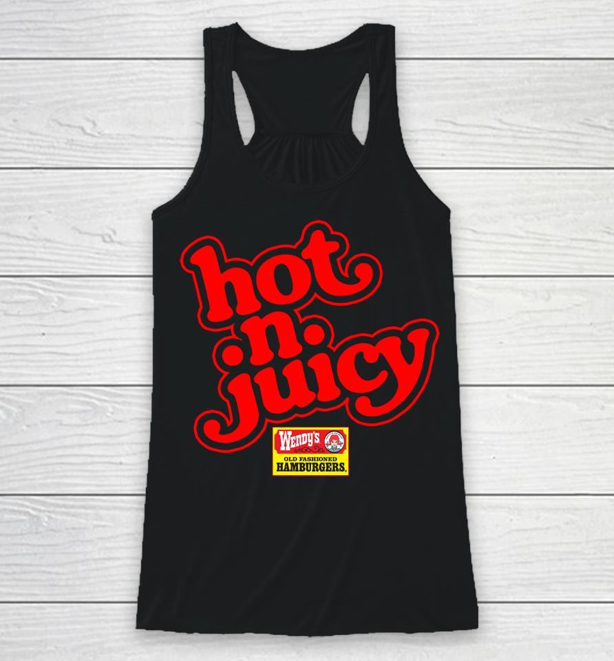 Hot N Juicy Wendy Hamburgers Racerback Tank