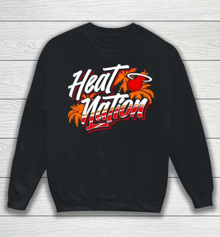 Hot Summer Miami Heat Nation Basketball Sweatshirt