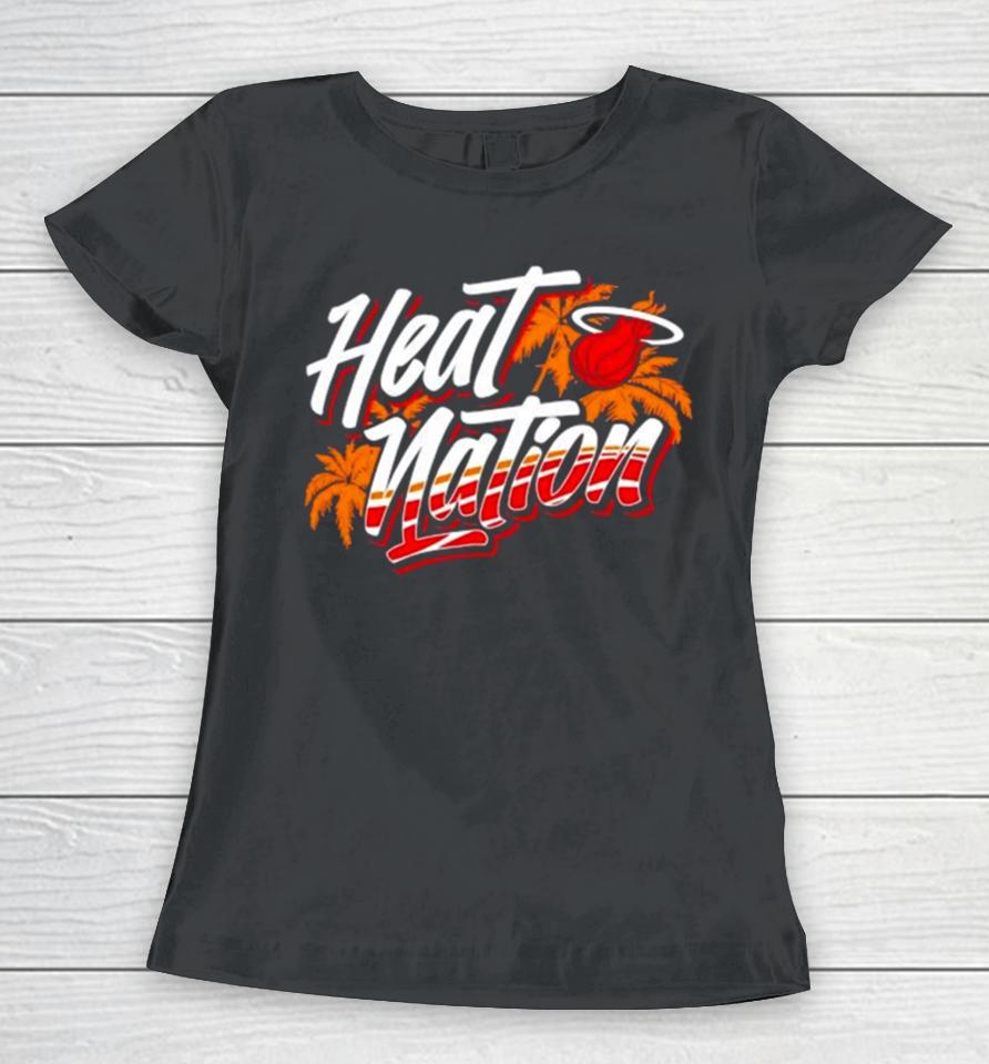 Hot Summer Miami Heat Nation Basketball Women T-Shirt