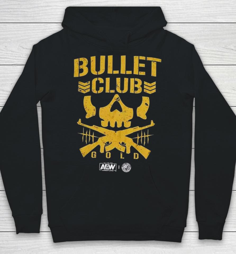 Hot Topic All Elite Wrestling Bullet Club Gold Aew Hoodie