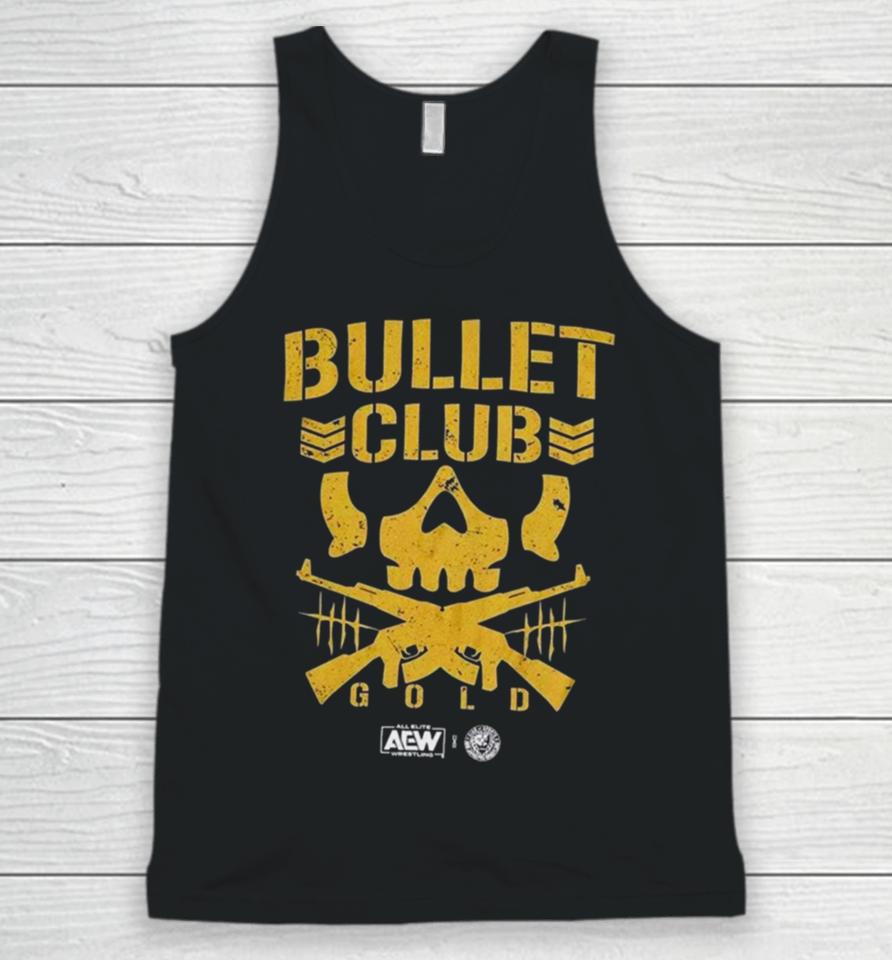 Hot Topic All Elite Wrestling Bullet Club Gold Aew Unisex Tank Top