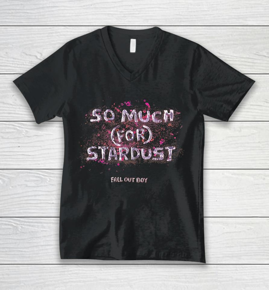 Hot Topic Fall Out Boy So Much (For) Stardust Tee Unisex V-Neck T-Shirt